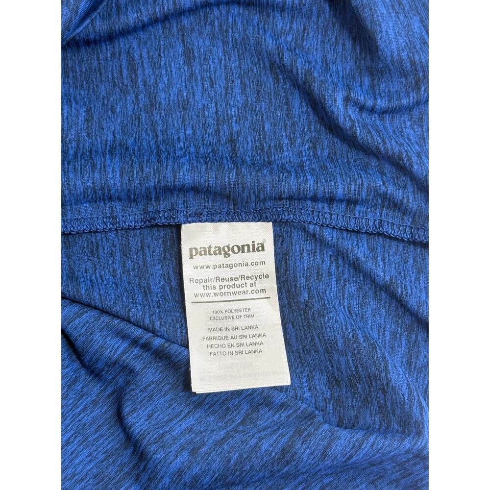 Patagonia Men’s Capilene Cool Daily Shirt Blue Size L UPF Stretch Outdoor Hiking - Picture 8 of 11